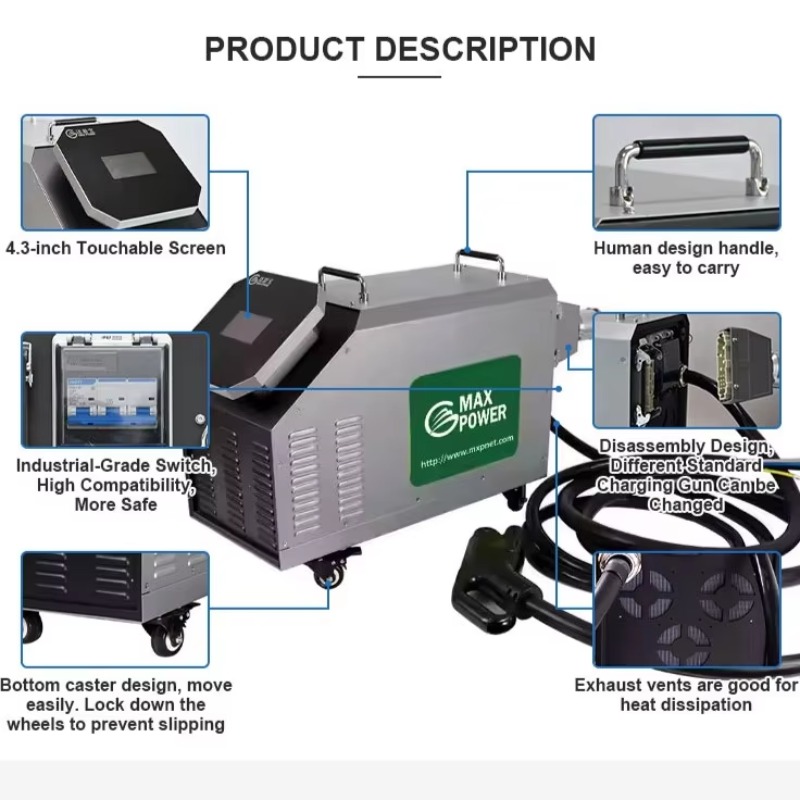Home Use Mobile DC EV Charger  - Portable Dc Fast Charger 20Kw Ccs2 评论和价格