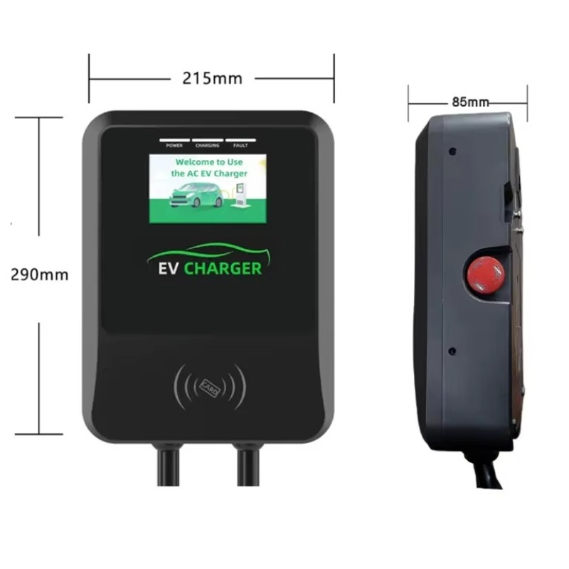 Wallbox 22kW EV Charging Stati - 22Kw Wallbox Type 2 Ocpp Rfid 评论和价格