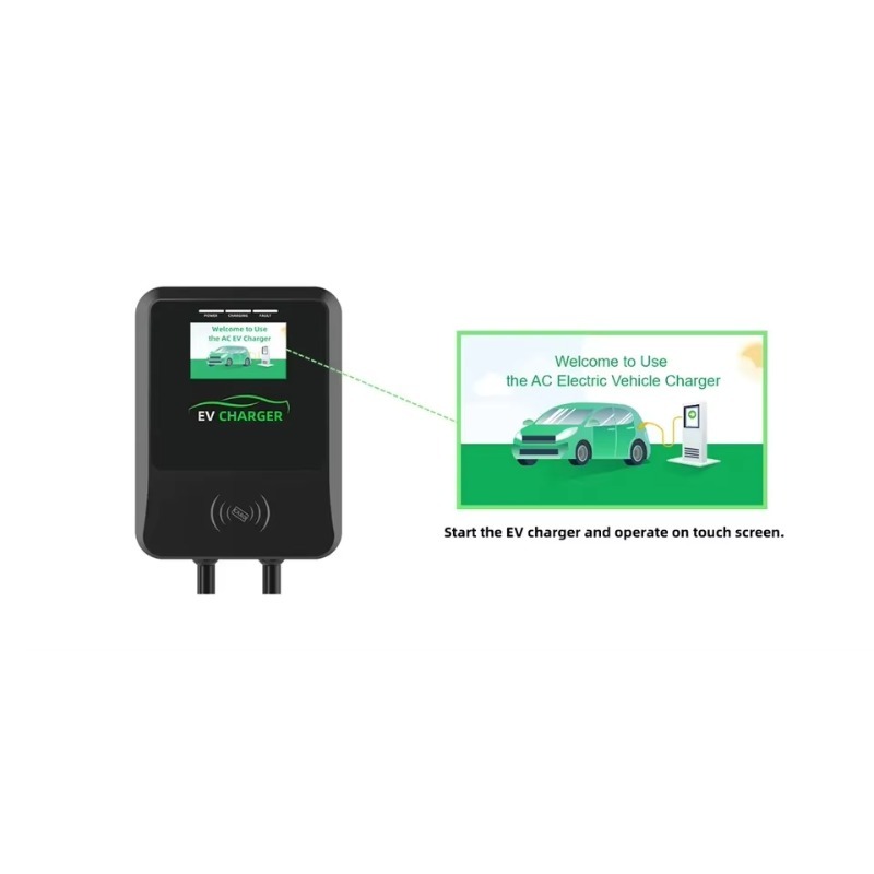 Wallbox 22kW EV Charging Stati - 22Kw Wallbox Type 2 Ocpp Rfid 评论和价格