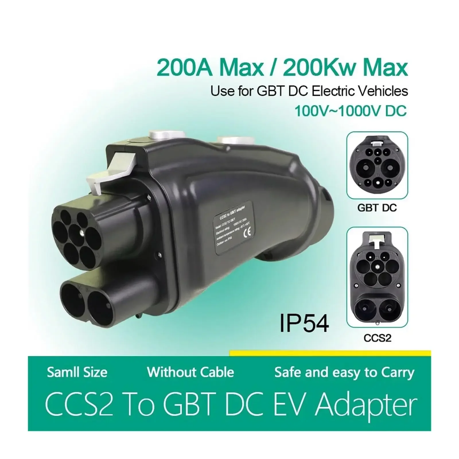 CCS Combo 2 to GB/T EV Adapter - Gb/T To Ccs2 200A Fast Charging Adapter 评论和价格